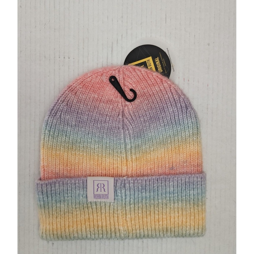 NWT Robin Ruth NYC Original Winter Stocking Hat Multicolor TieDyeBeanie